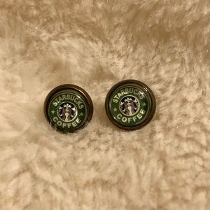Starbucks Stud Earrings